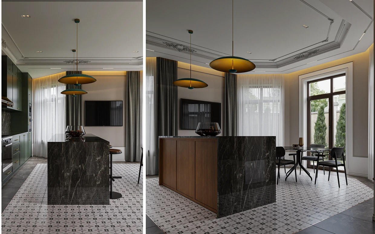 Grand Park/ Kitchen design. Il-kin.com