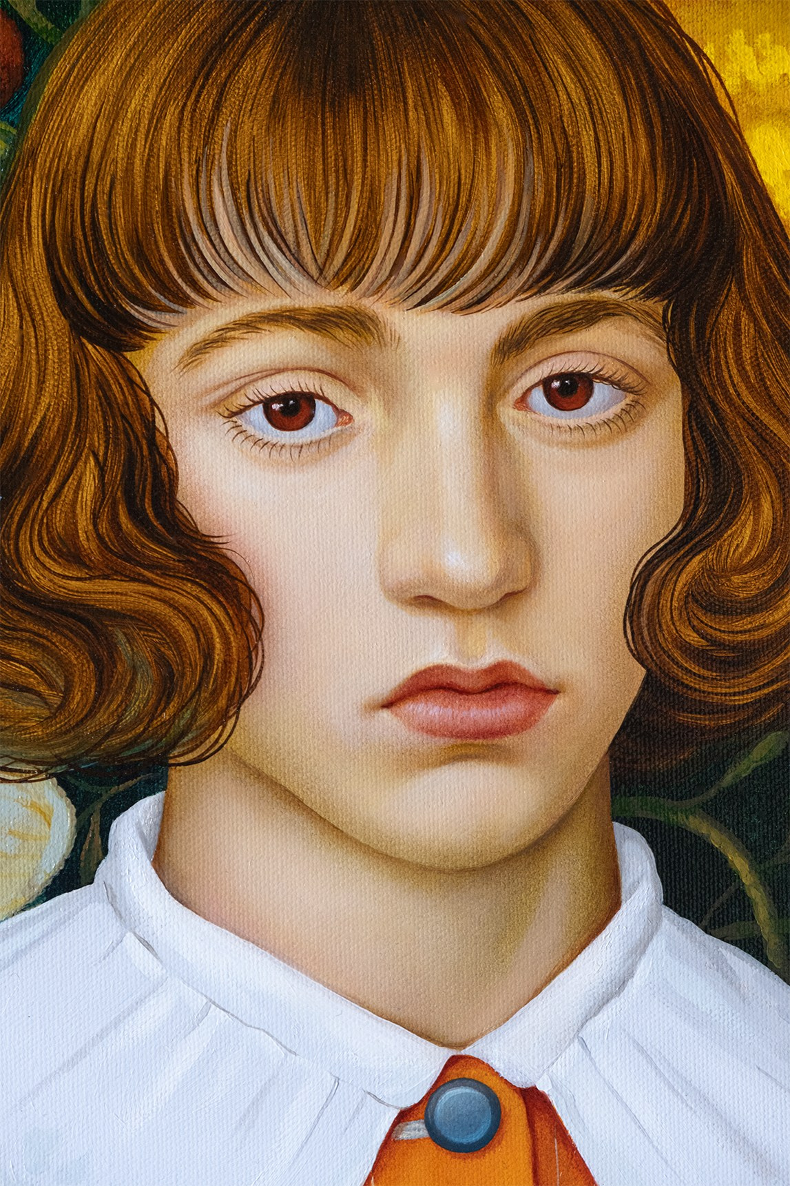 Portrait with an Apple and an Orange. ELEN BEZHEN