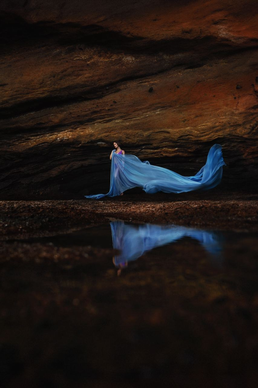 Silk (4 meters) 10€. Professional photography in Tenerife Tania Bonnet