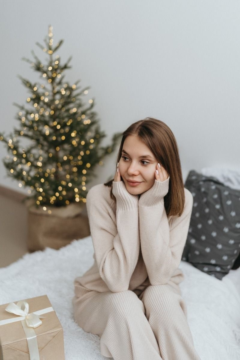 IDEEN FÜR KLEIDUNG FÜR EIN WEIHNACHTSFOTOSHOOTING. Фотограф Лейпциг
