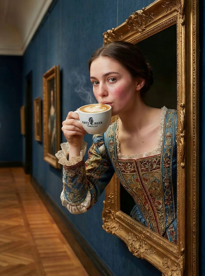 Визуальный стиль и концепция для кофейного бренда Cafés Indien Torréfacteur