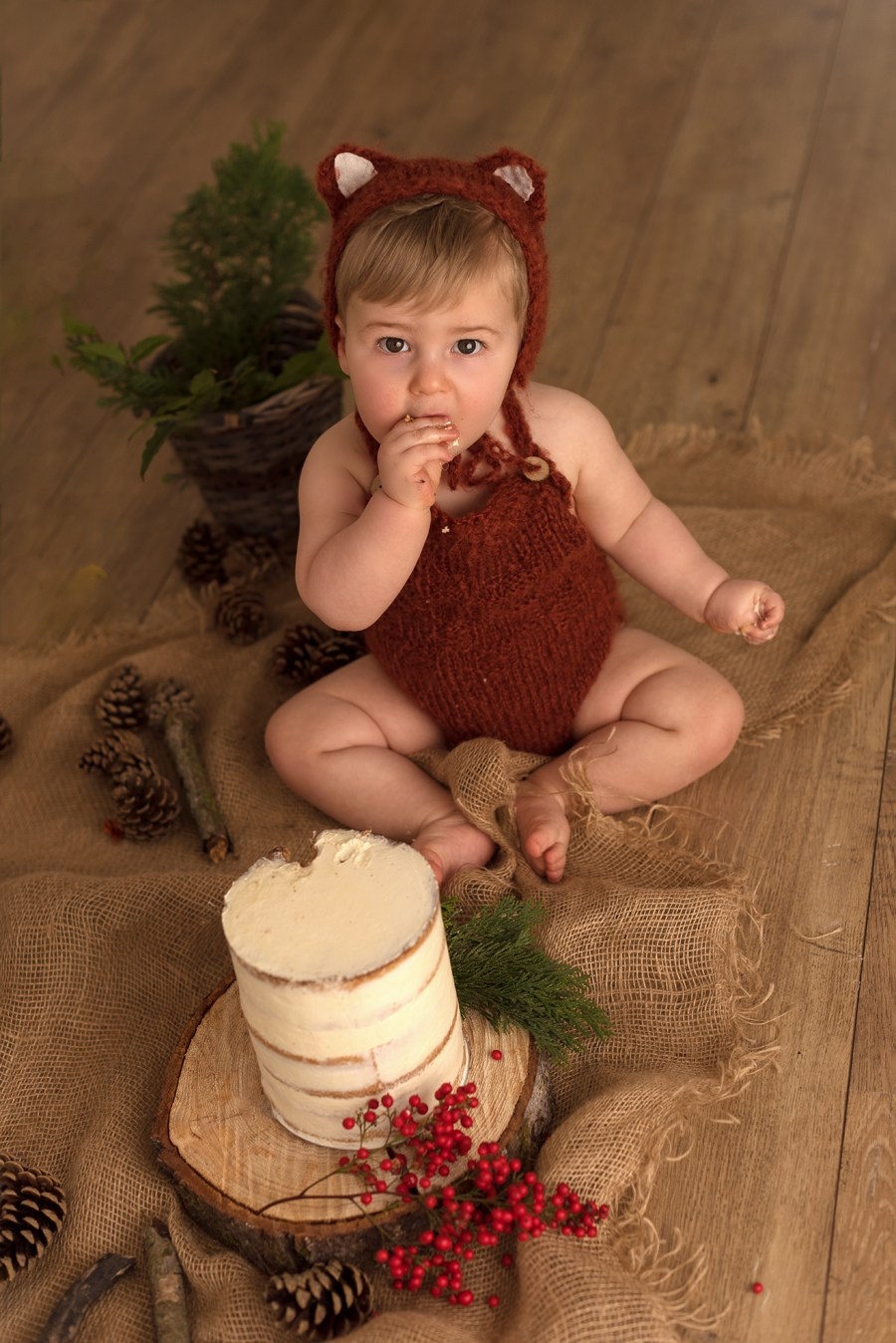 Séance photo Smash the Cake bébé studio Douai