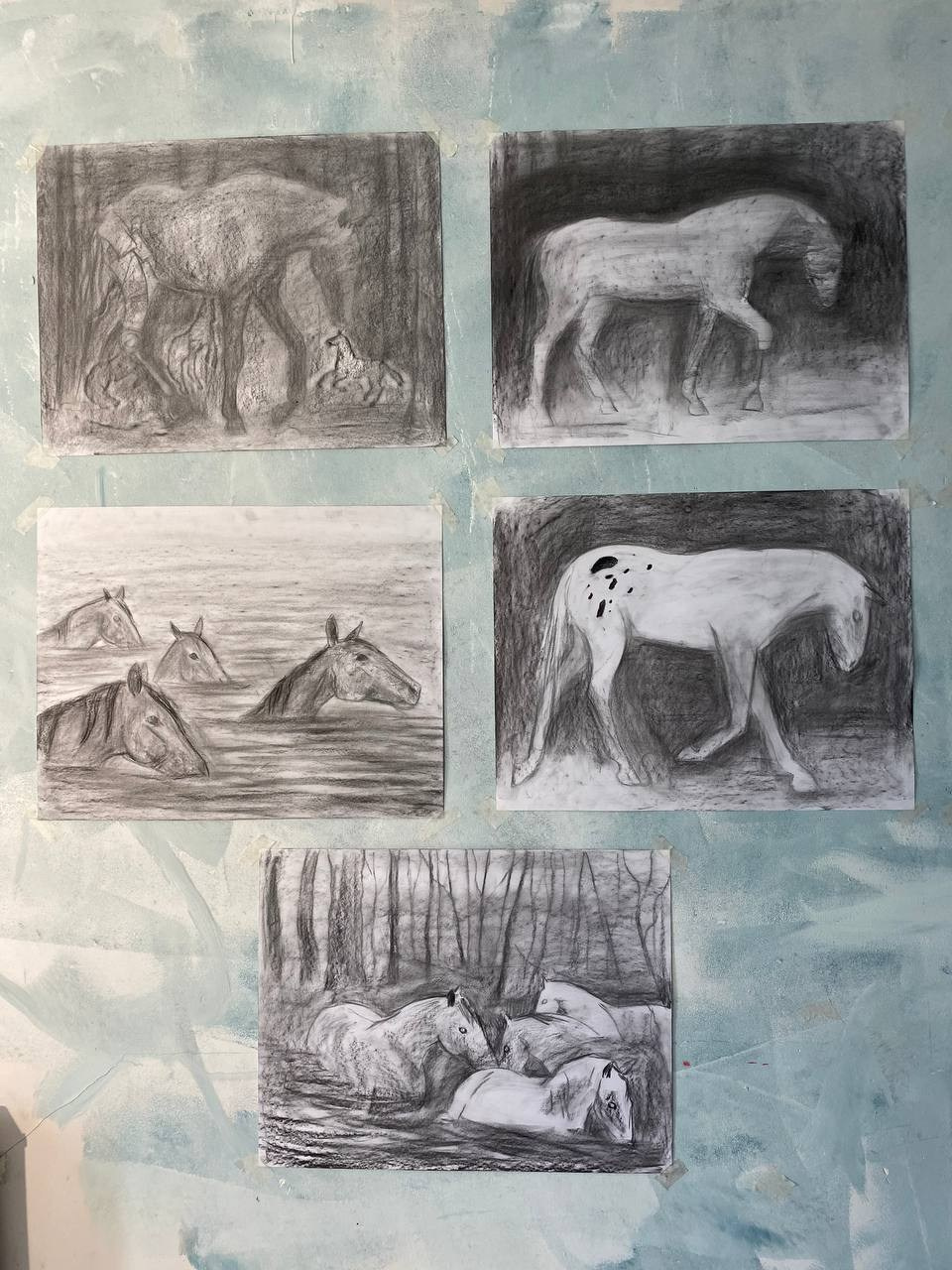 Chevaux. Marina Antonova