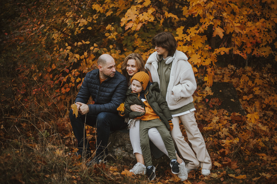 Семейная осеньнаяя фотосессия в Риге  Ģimenes rudens fotosesija Rīgā. Fotogrāfs Rīgā — Katerina Gordik