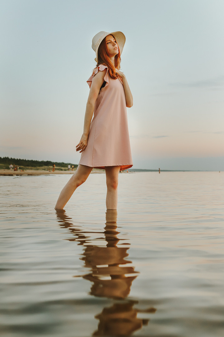 Портретная фотосессия на море. Fotogrāfs Rīgā — Katerina Gordik