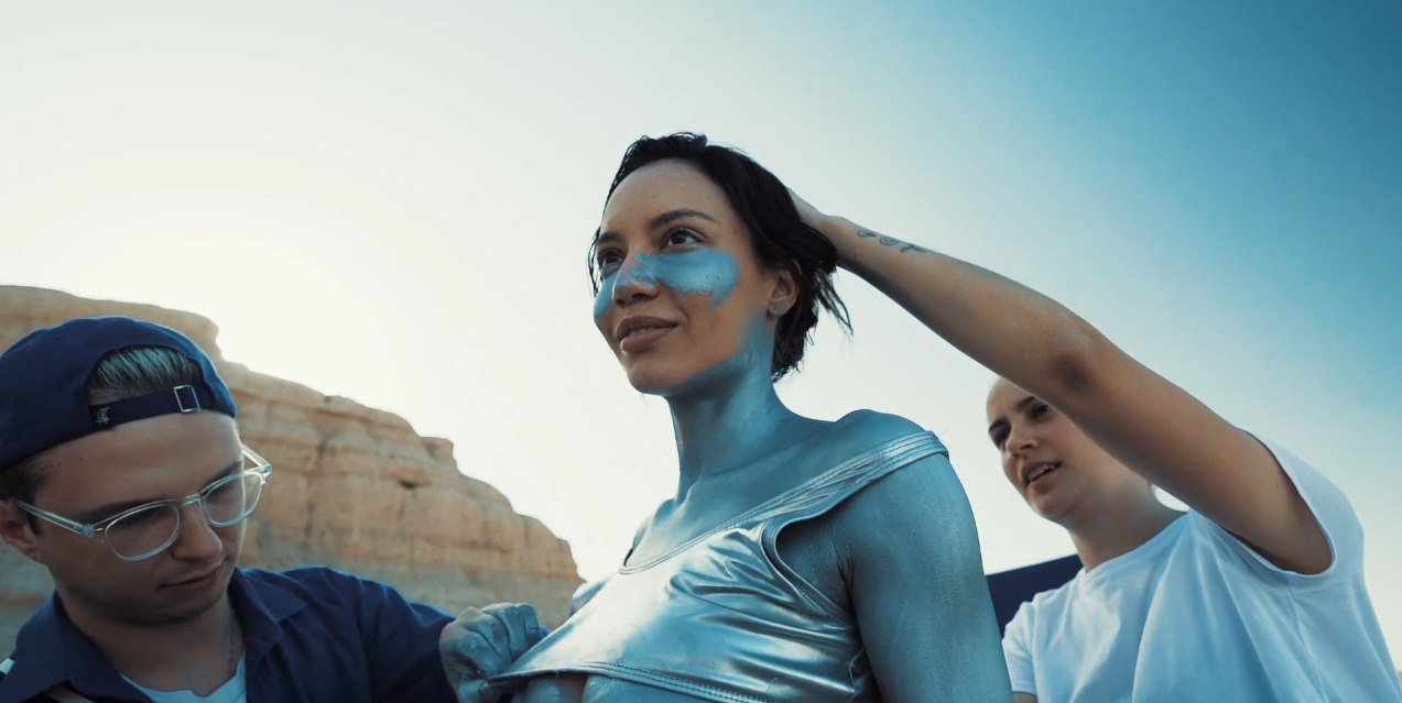 Art Project in Desert. Сhillfilms