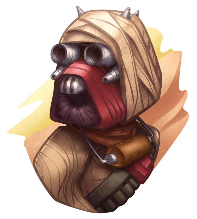 Characters. Mark Khabib Artist