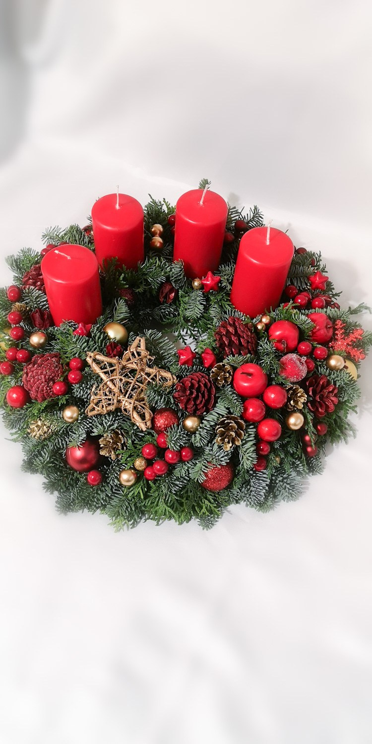 Adventes vainadziņi. Event design, decoration, floristry, gift, Irina Novika, Riga, Latvia