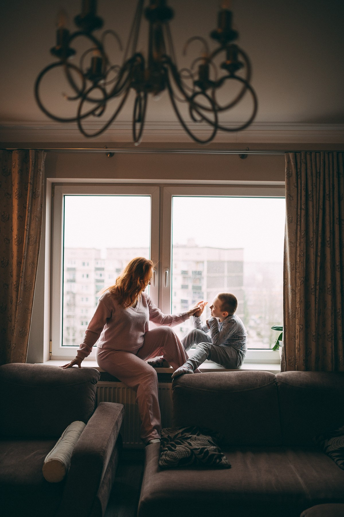 Домашняя съёмка мама с сыном. Fotogrāfs Rīgā — Katerina Gordik