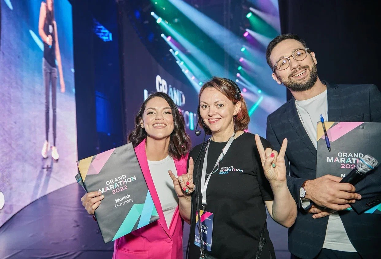 Grand Marathon Greenway Global Munich, Germany 400 человек. Ведущая Москва Елена Чайка