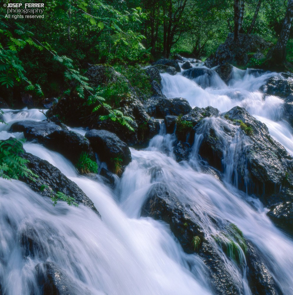 Waterfall, Vall d'Ordino, Andorra