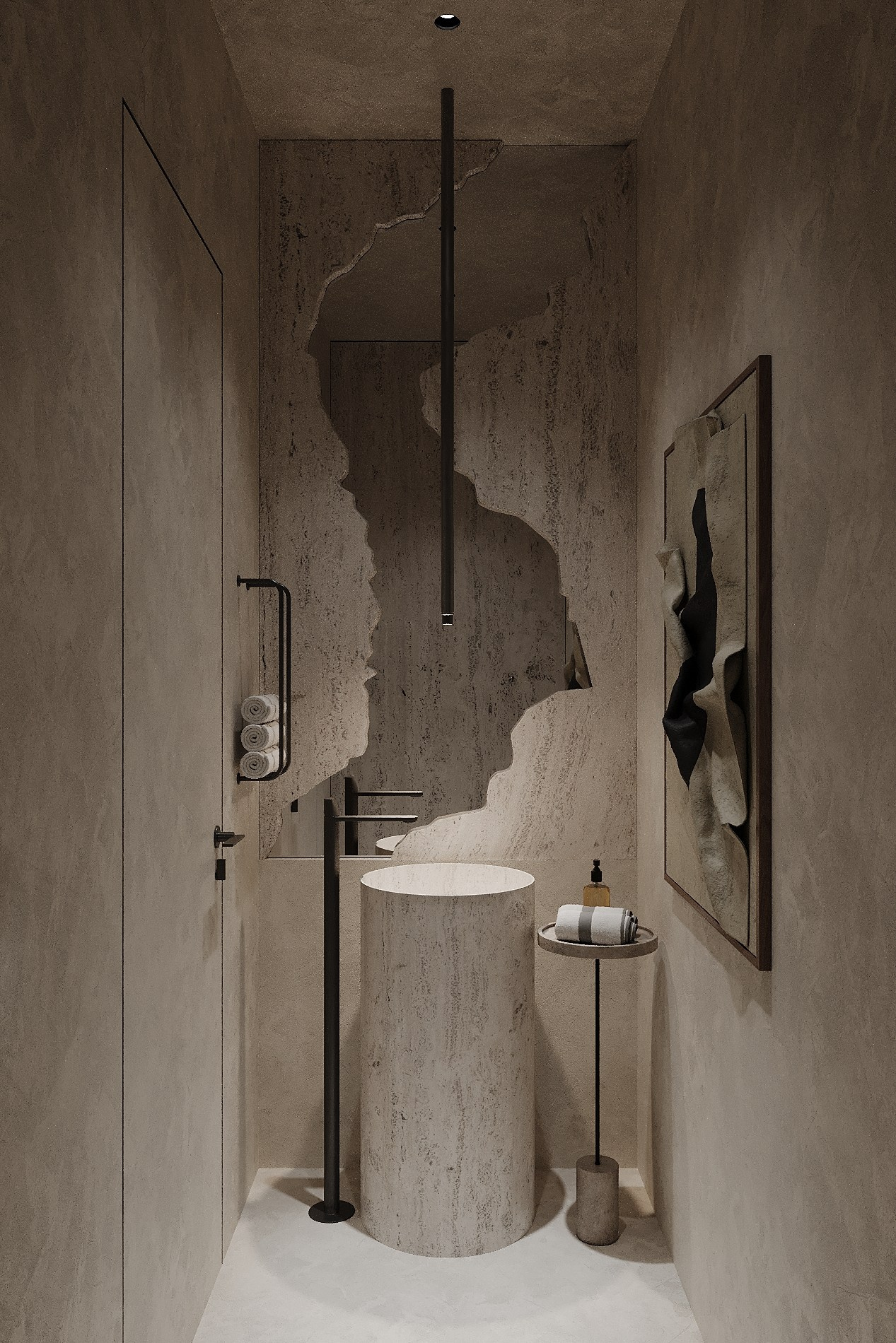 Apartments in Bali. Interior and object 3D visualization