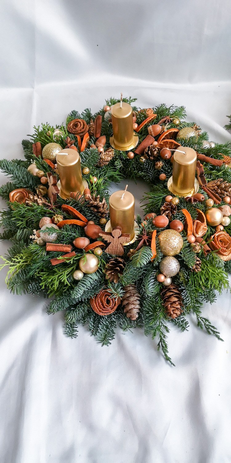 Adventes vainadziņi. Event design, decoration, floristry, gift, Irina Novika, Riga, Latvia