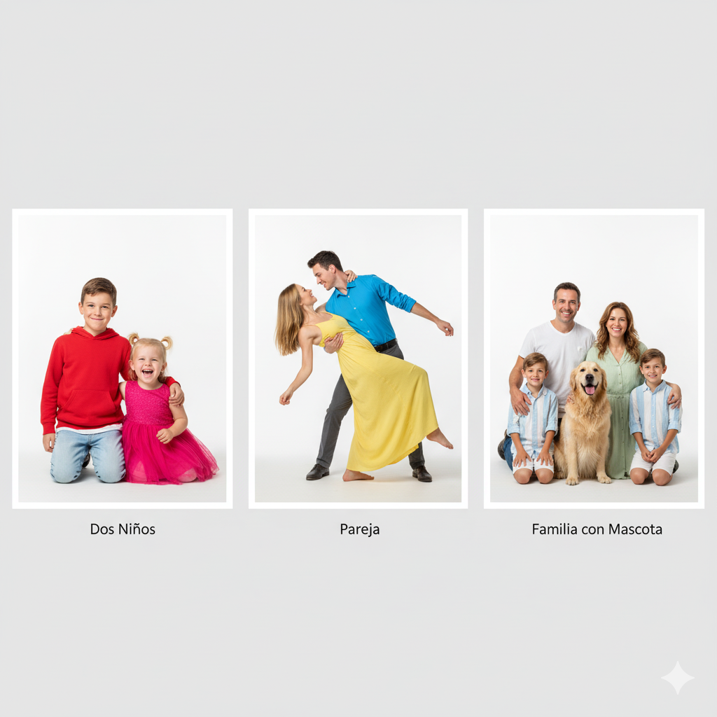 Colores y Vestuario para Sesión de Fotos en Estudio | Guía Rainbox Estudio. Rainbox Estudio de Fotografía