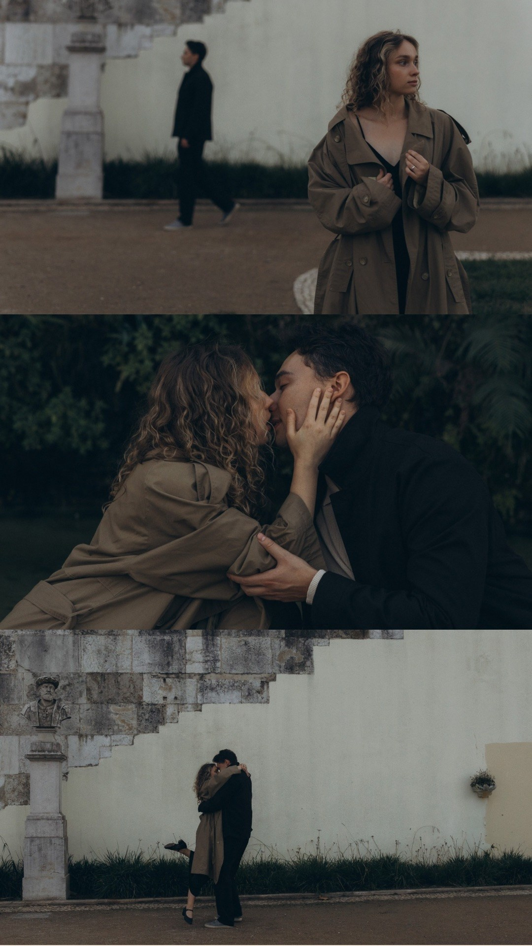 Romantic love story in Lisbon 