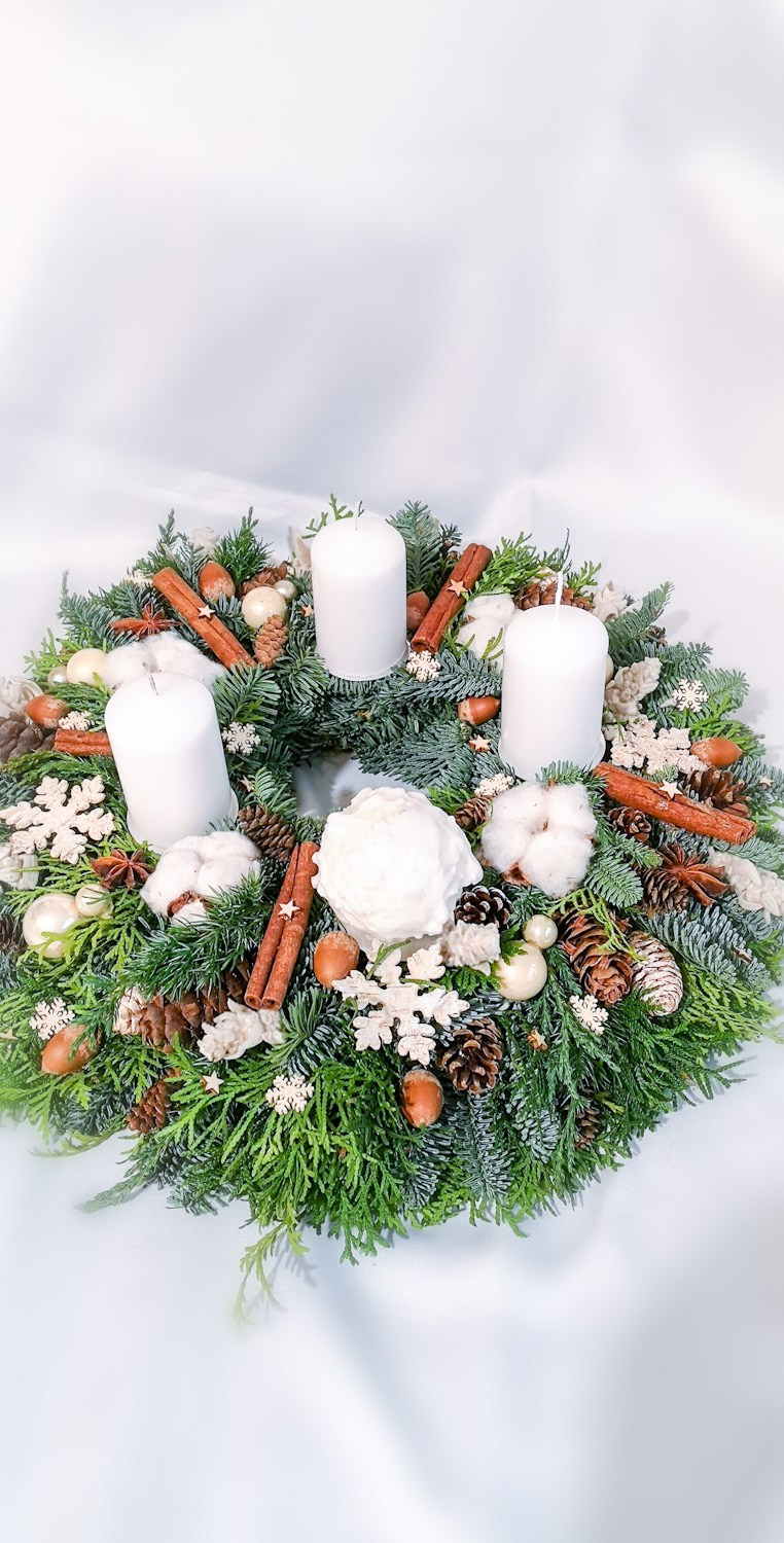 Adventes vainadziņi. Event design, decoration, floristry, gift, Irina Novika, Riga, Latvia
