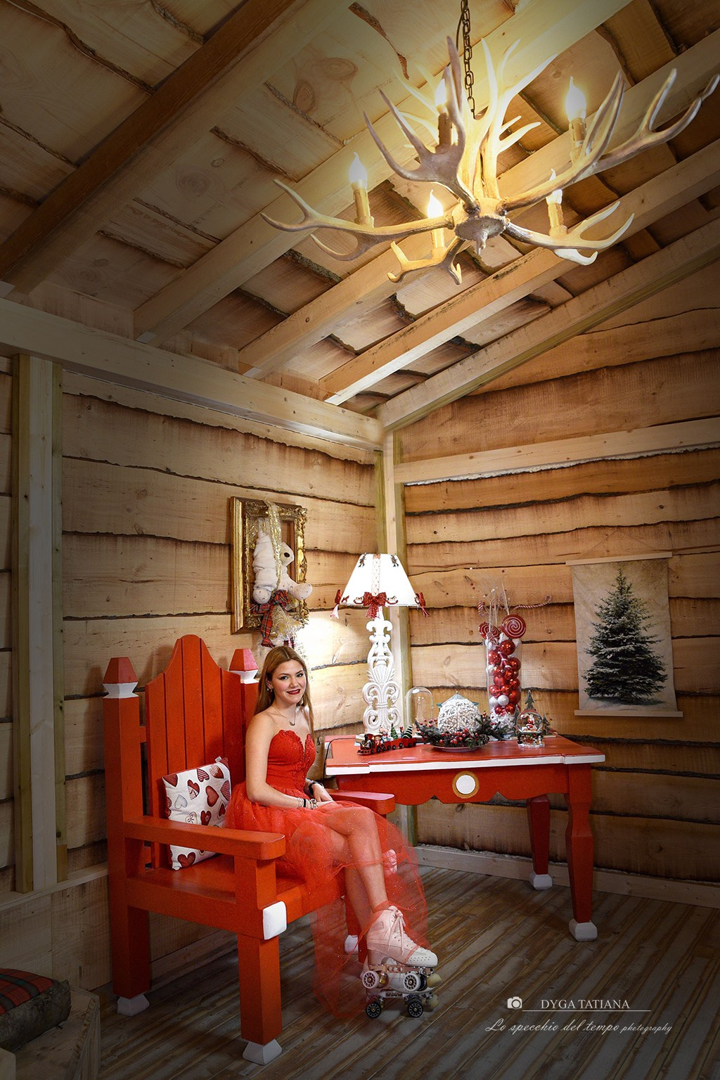 Mini sessioni «Cartolina di Natale». Lo specchio del tempo photography