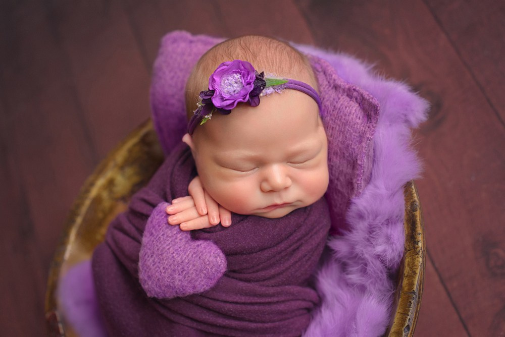 Sesja noworodkowa dla dziewczynki w Trójmieście - Natalia Lucko