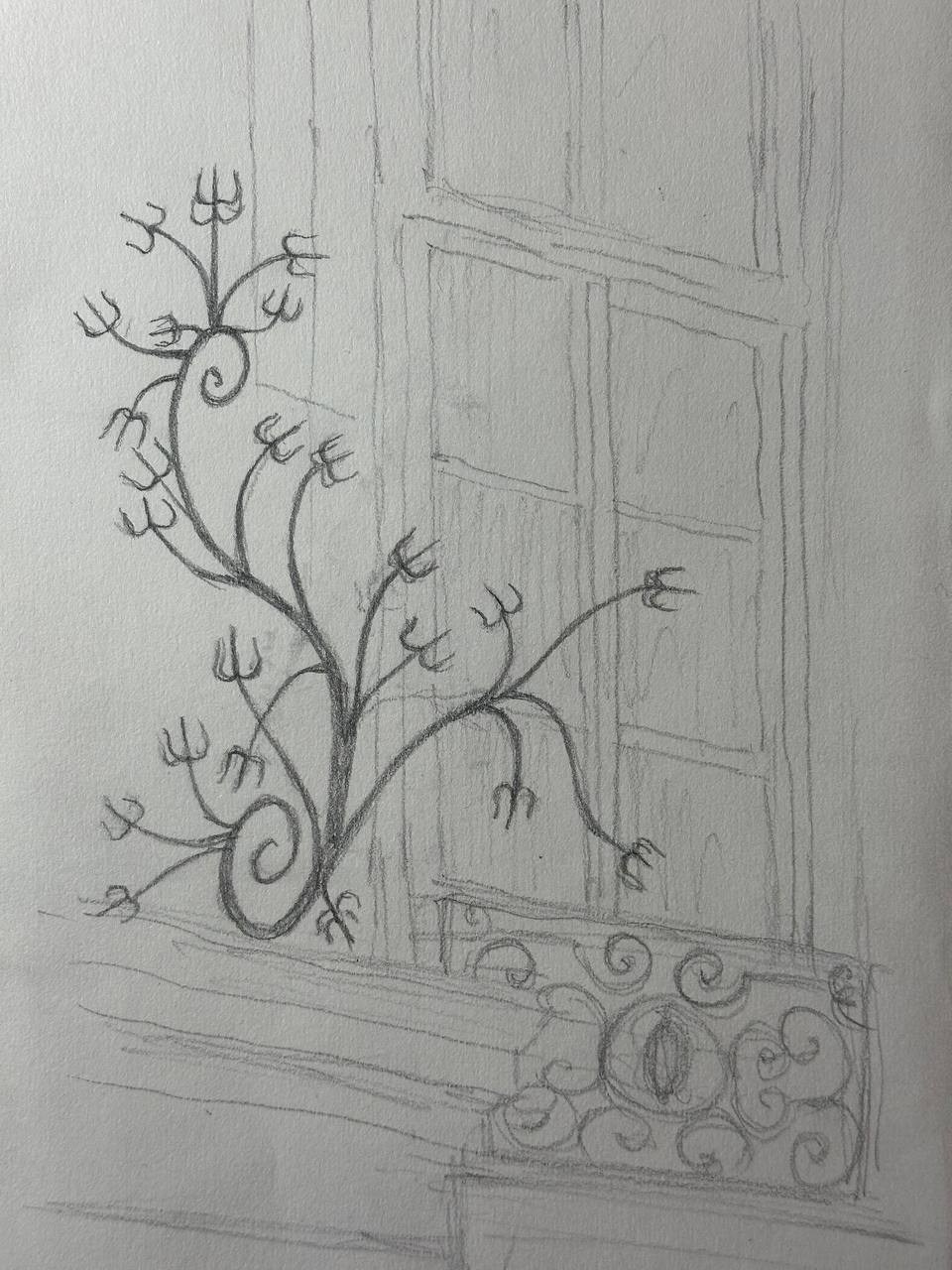 Sketches, Paris. Marina Antonova