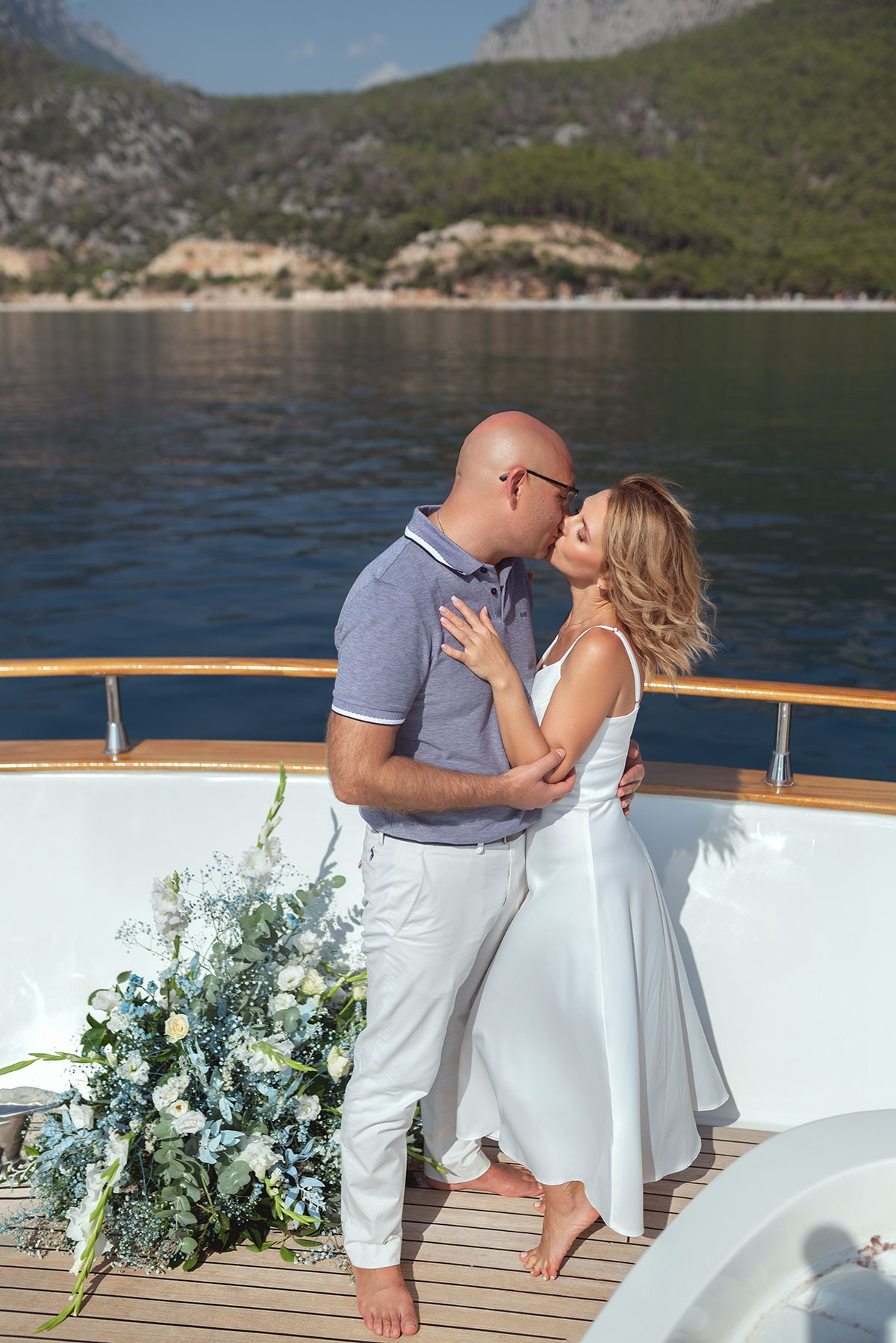 Свадьба на яхте. Фотограф Анталия, Кемер, Белек, Сиде Дарья Кая