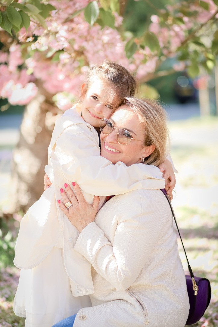 Cherry Blossom. Family & children’s photographer in Herts & West London Iryna Blair