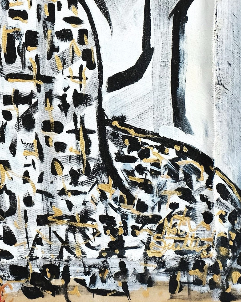 Art piece “White noise”. The Synclair