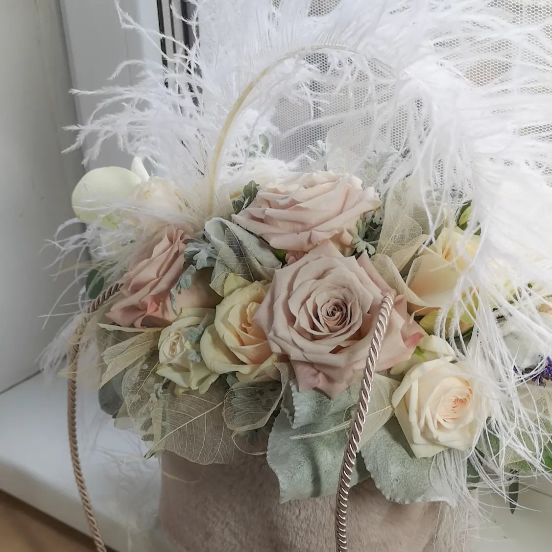 Puķu somiņas. Event design, decoration, floristry, gift, Irina Novika, Riga, Latvia