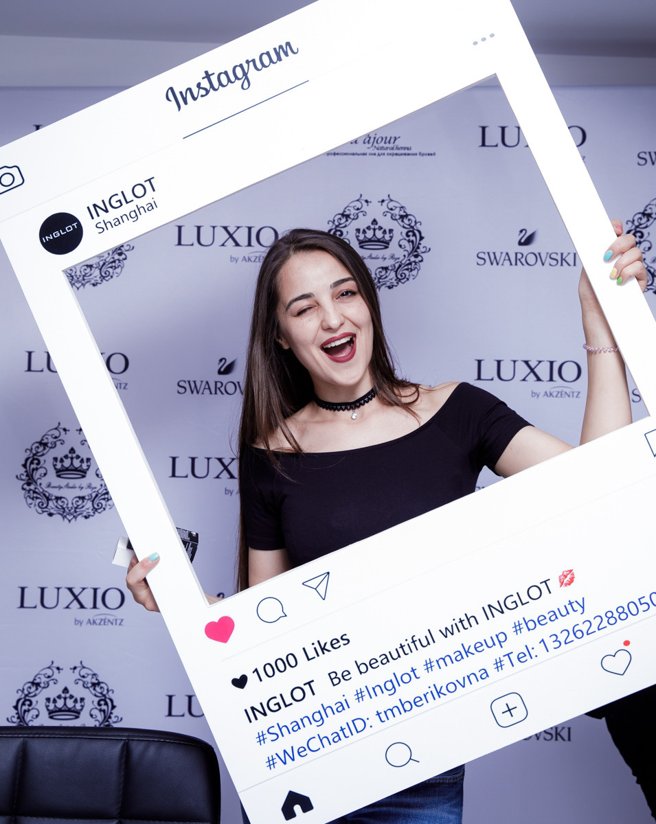 Презентация косметики INGLOT в Шанхае. Фотограф в Шанхае — Лола Пидлуская