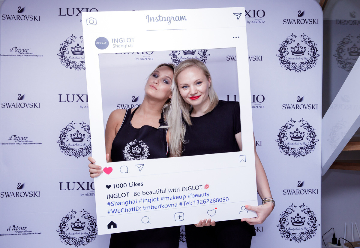 Презентация косметики INGLOT в Шанхае. Фотограф в Шанхае — Лола Пидлуская