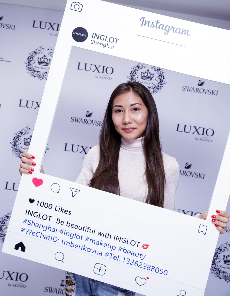 Презентация косметики INGLOT в Шанхае. Фотограф в Шанхае — Лола Пидлуская