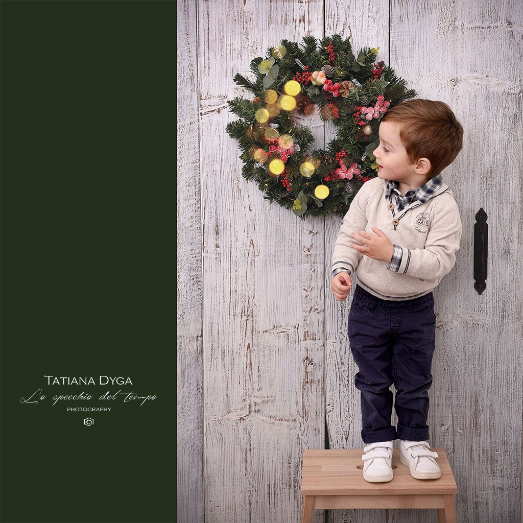 Mini sessioni «Cartolina di Natale». Lo specchio del tempo photography