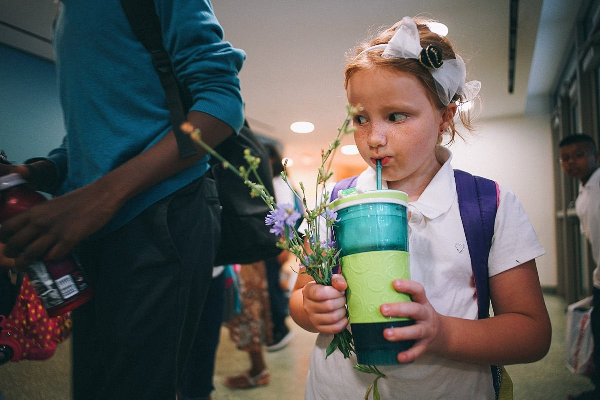 10 years ago Today — First day of school (Sophie and Eva) — Sony A7R II + Ultron 21mm f1.8 (Everything without autofocus). Emin Kuliyev — Award-Winning Wedding Photojournalist NYC & USA | Best Wedding Photographer Known for Candid, Timeless Moments
