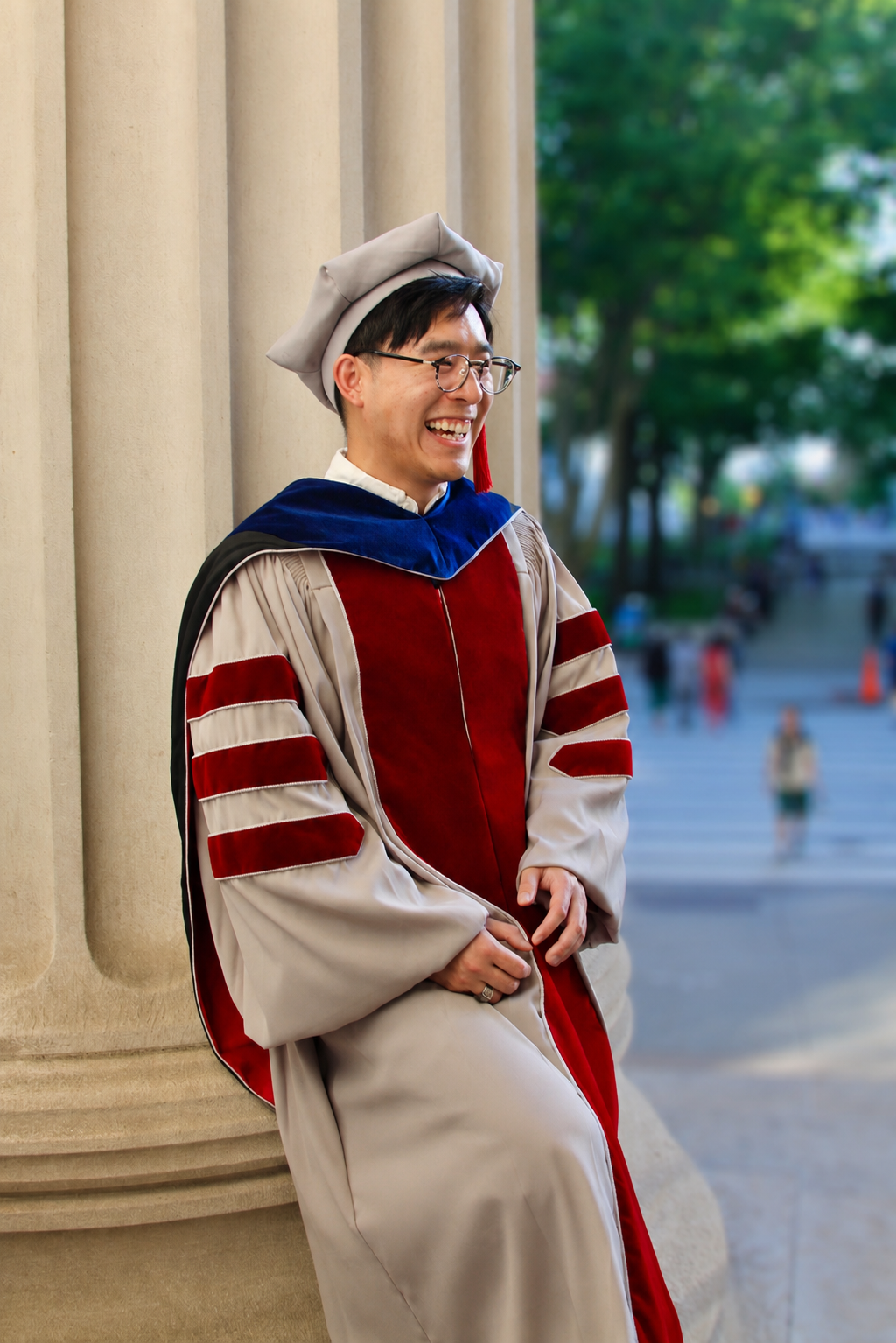 PhD graduation with Elton. Kelly Sang, graduation and portrait photographer in Boston