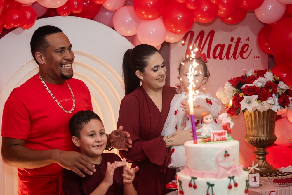Aniversário de Maitê. Carlos Silva