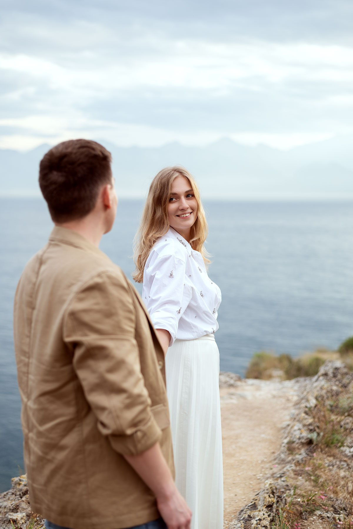 Скалы на море с шикарным видом. Фотограф Анталия, Кемер, Белек, Сиде Дарья Кая