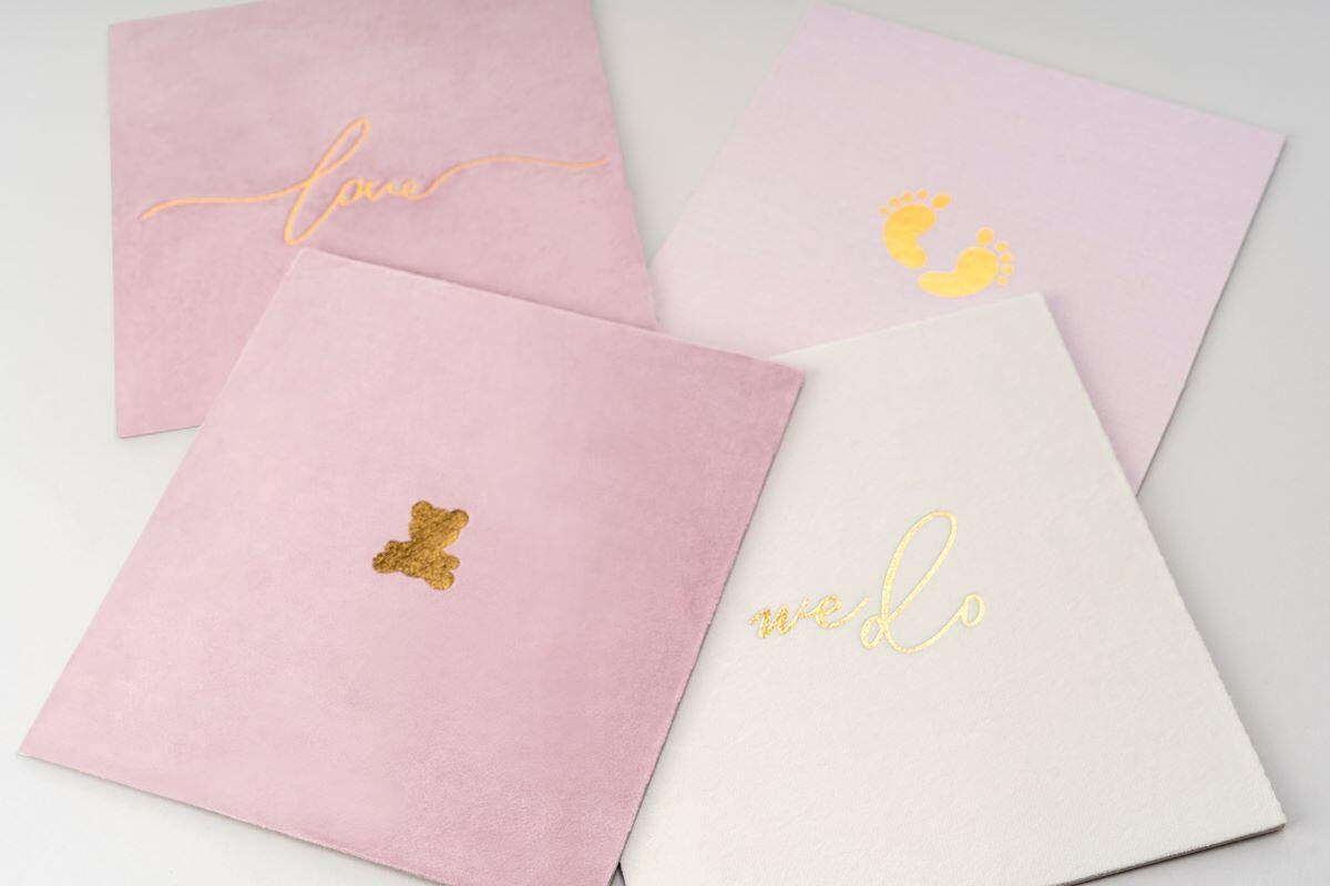 Gilding - izspiedums ar foliju