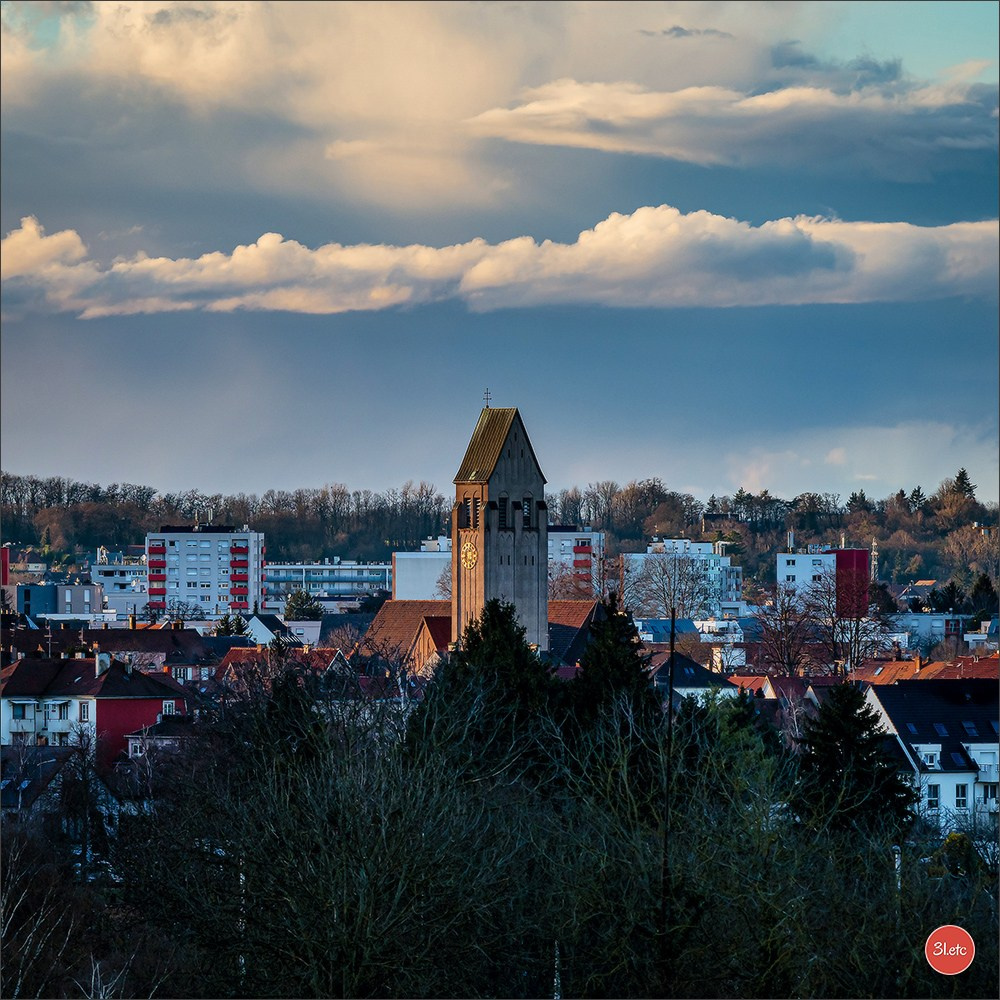 Vue de la ville un peu d'en haut. Photographe à Strasbourg | Portraits, Studio, Enfants, Événements