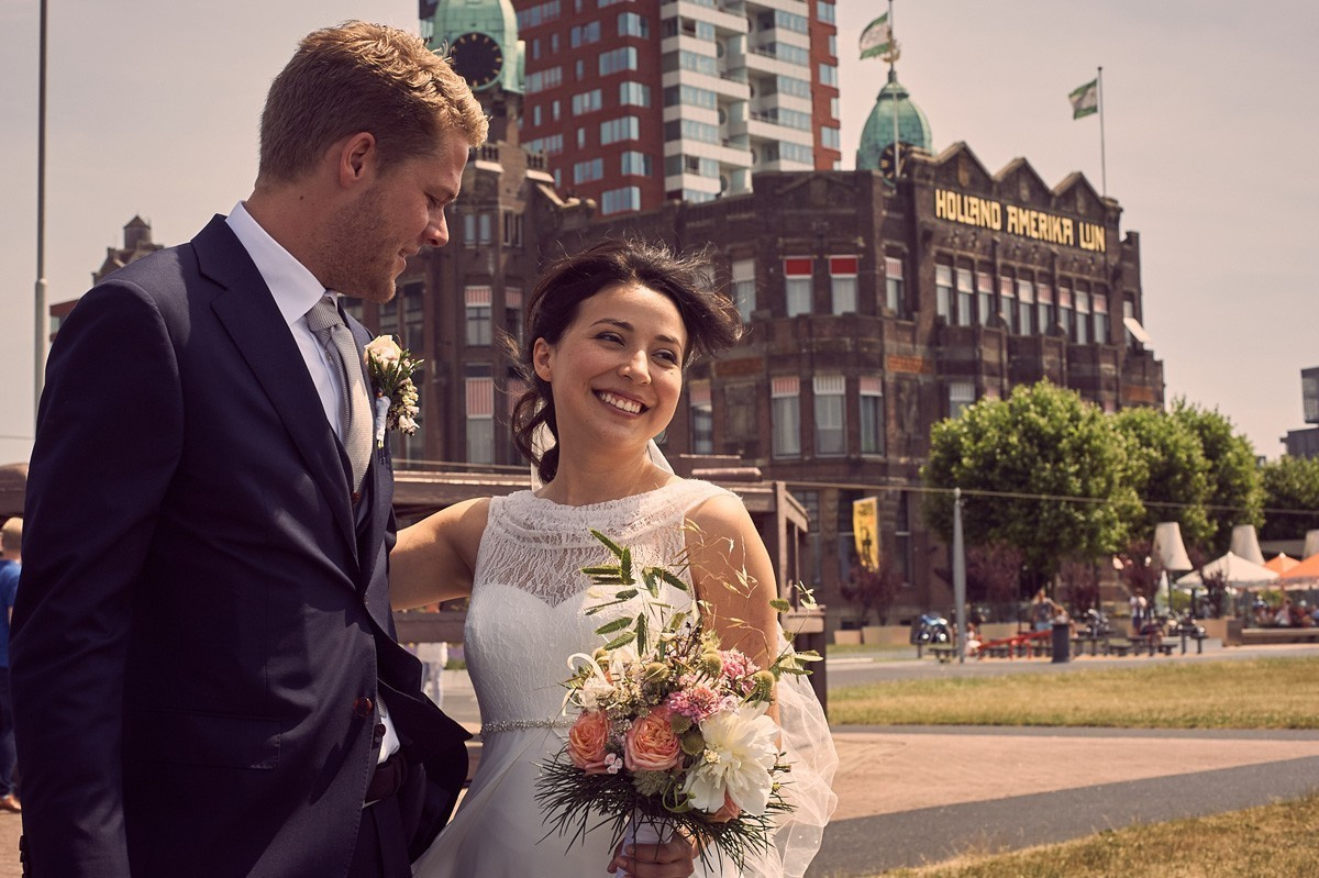 Trouwfotografie in Rotterdam. Portret, trouw en familie fotograaf in Amsterdam en Almere