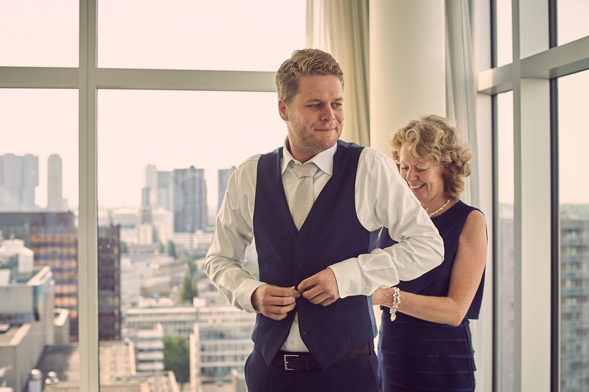 Trouwfotografie in Rotterdam. Portret, trouw en familie fotograaf in Amsterdam en Almere