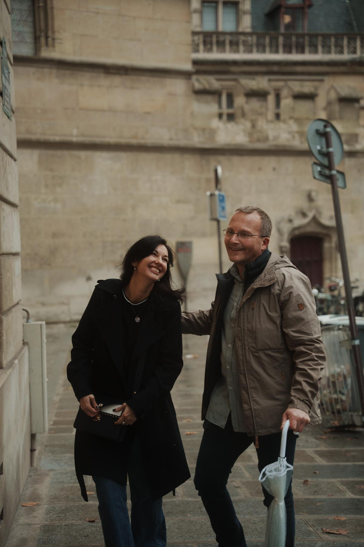 Katerina & Åge in rainy Paris. Фотограф в Париже Полина Осипова