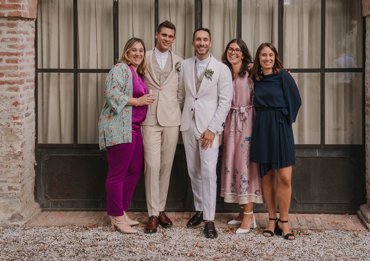 Francesco e Leonardo matrimonio presso la tenuta Le Risare Italia. Lorenzo Mazzega Wedding | Fotografo Matrimonio Milano | Reportage