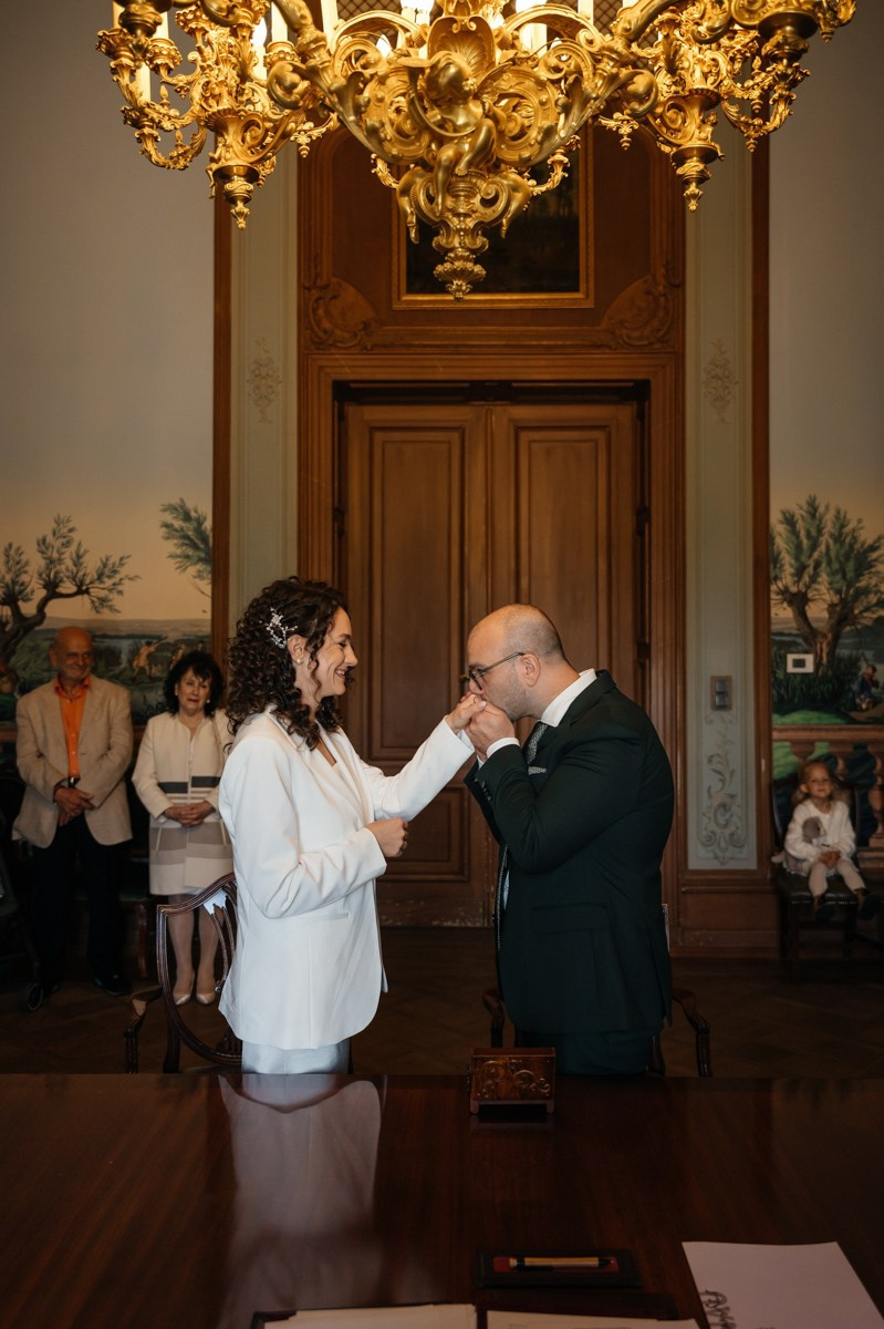 Civil Wedding at Schloss Philippsruhe in Hanau. Wedding photographer & videographer Frankfurt | Denis Mirosnik