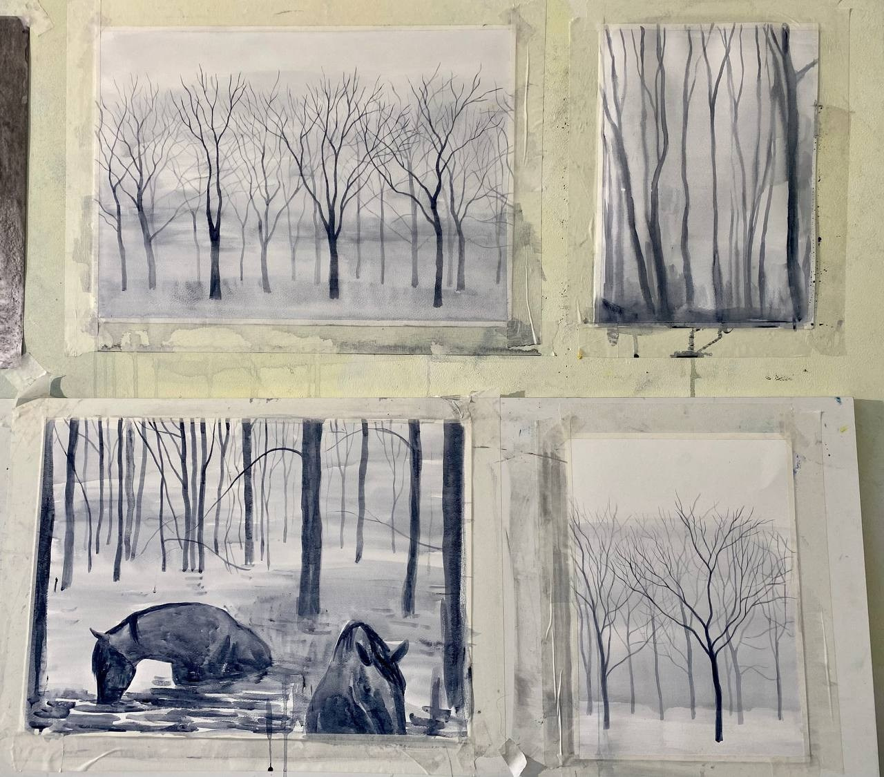 Chevaux. Marina Antonova