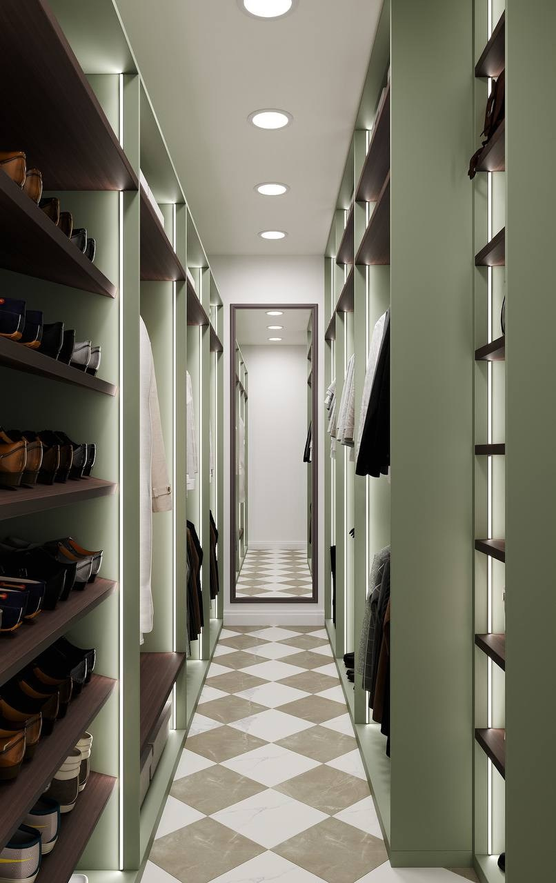 Green Dressing Room. Andrei Subochev