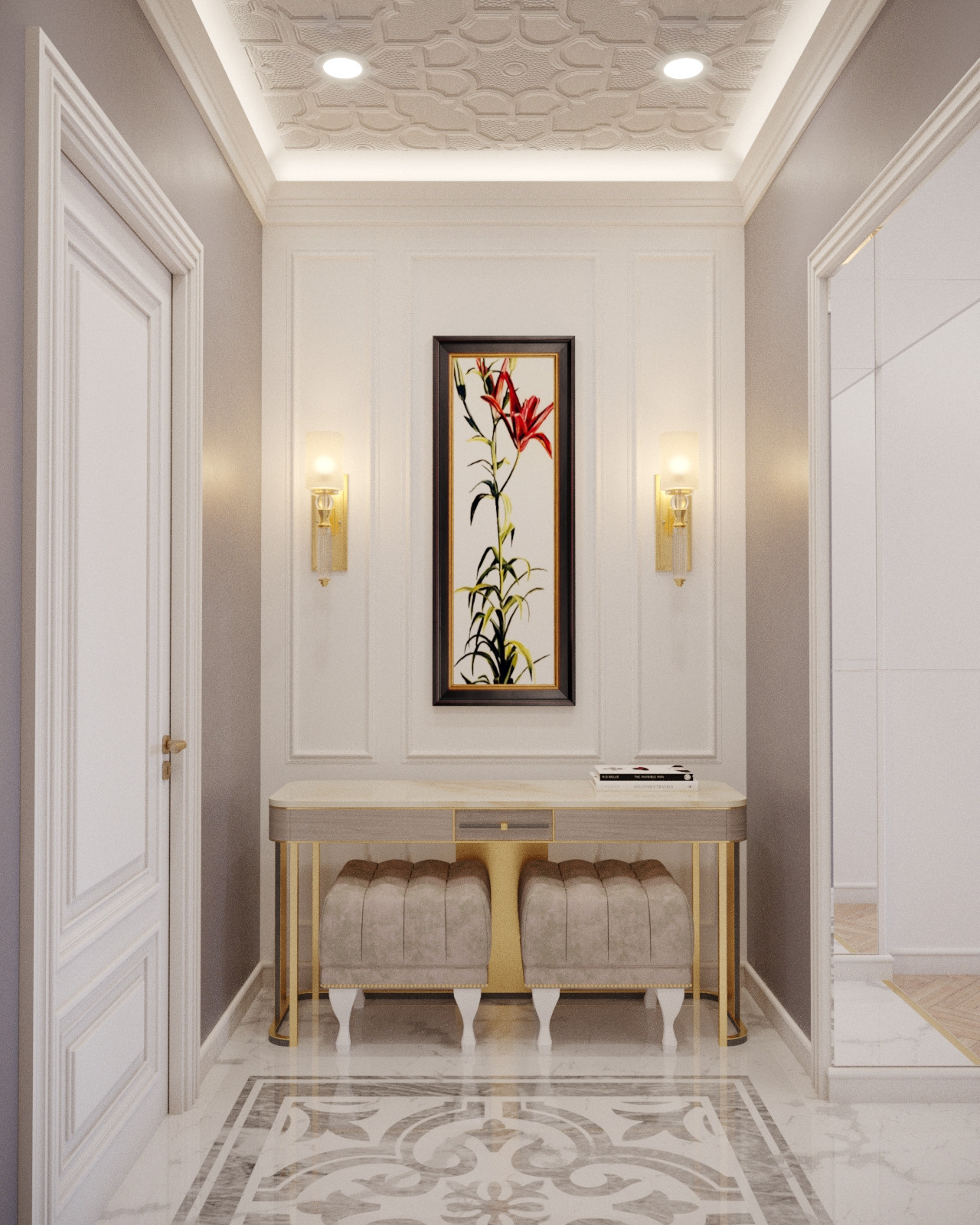 Дизайн — проект квартиры 110 м²