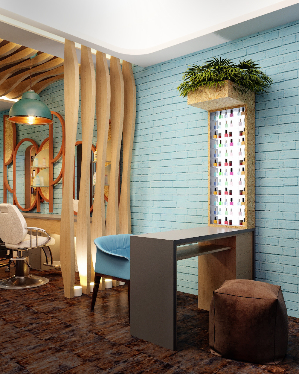 Дизайн — проект частного центра эстетики и косметологии «BAKI ESTETIK MERKEZI». Разработка и техническое сопровождение архитектурных и дизайн-проектов