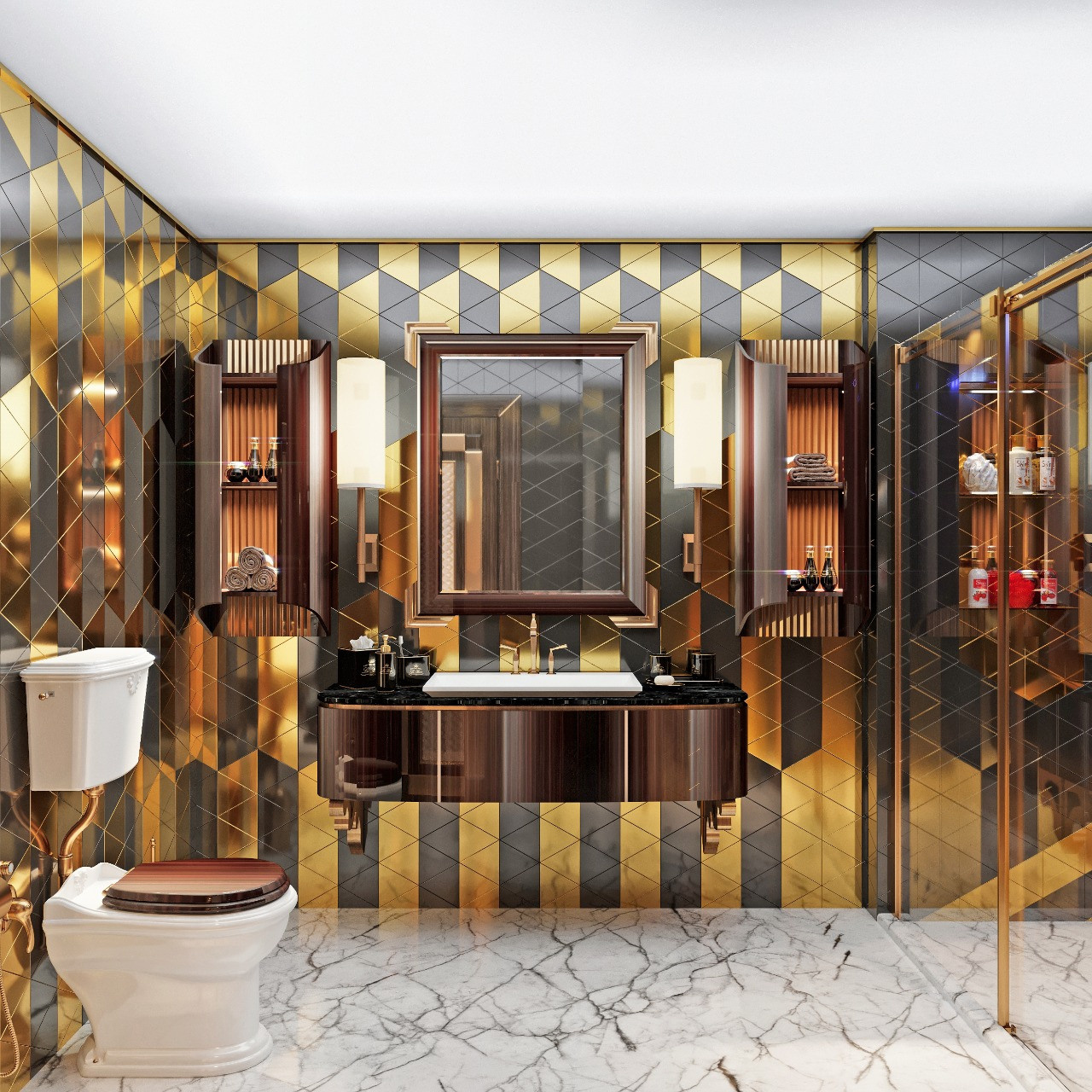 Дизайн — проект апартаментов  245 м². Разработка и техническое сопровождение архитектурных и дизайн-проектов