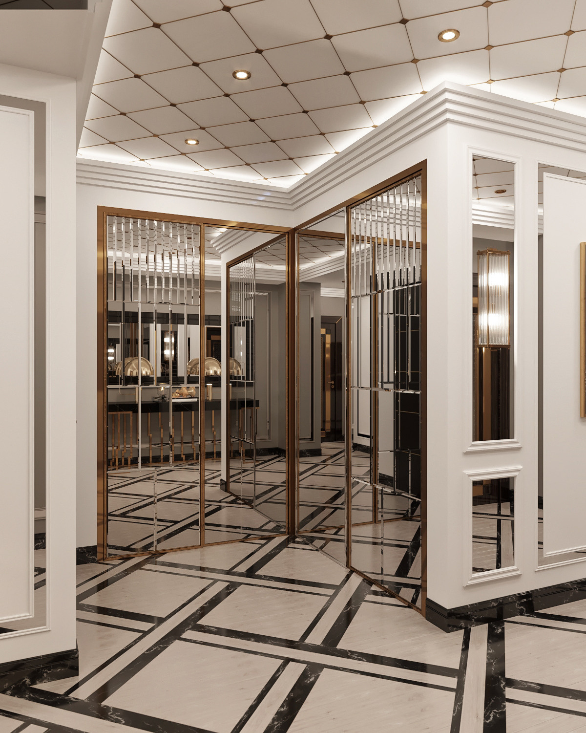 Дизайн — проект апартаментов  245 м². Разработка и техническое сопровождение архитектурных и дизайн-проектов