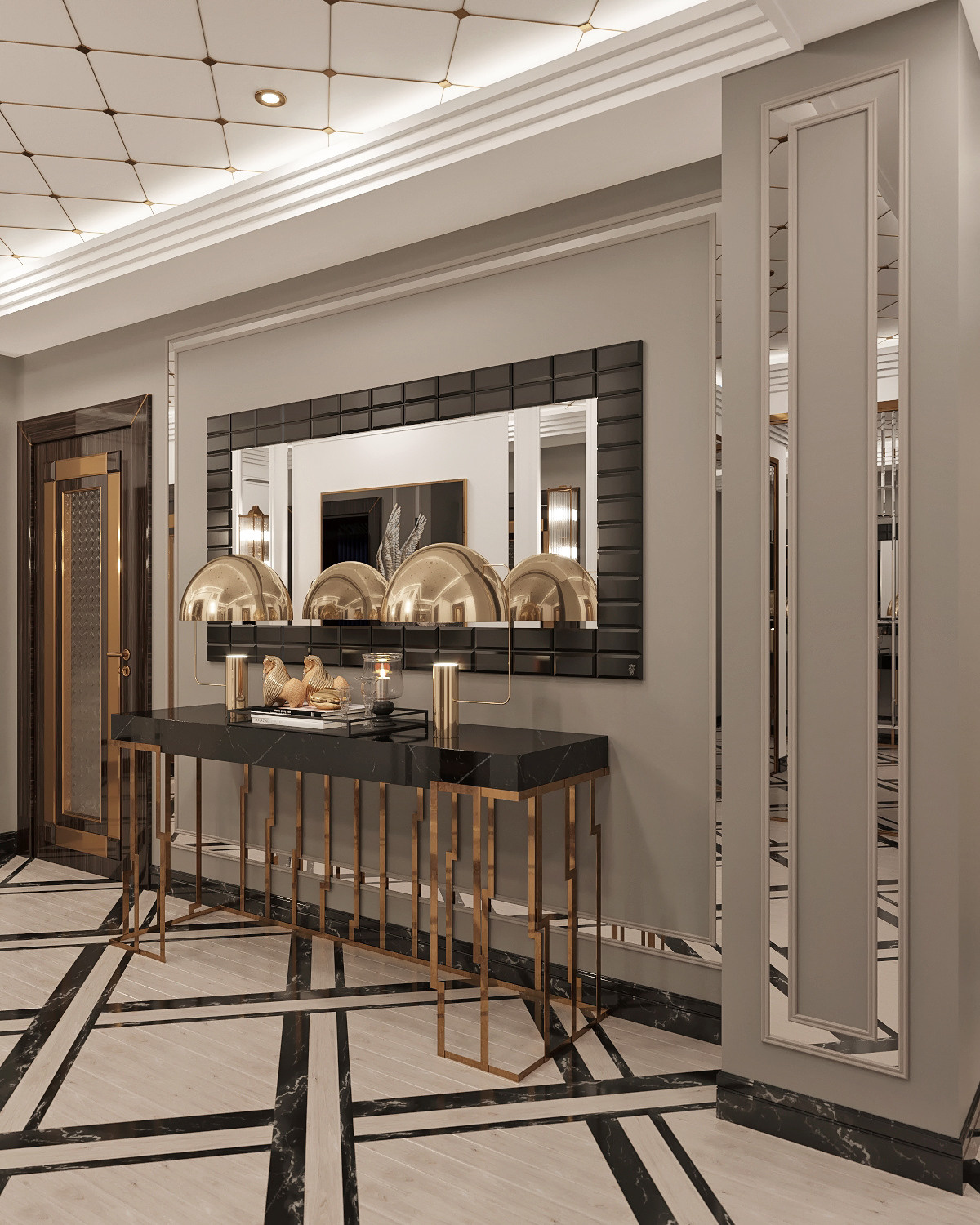 Дизайн — проект апартаментов  245 м². Разработка и техническое сопровождение архитектурных и дизайн-проектов