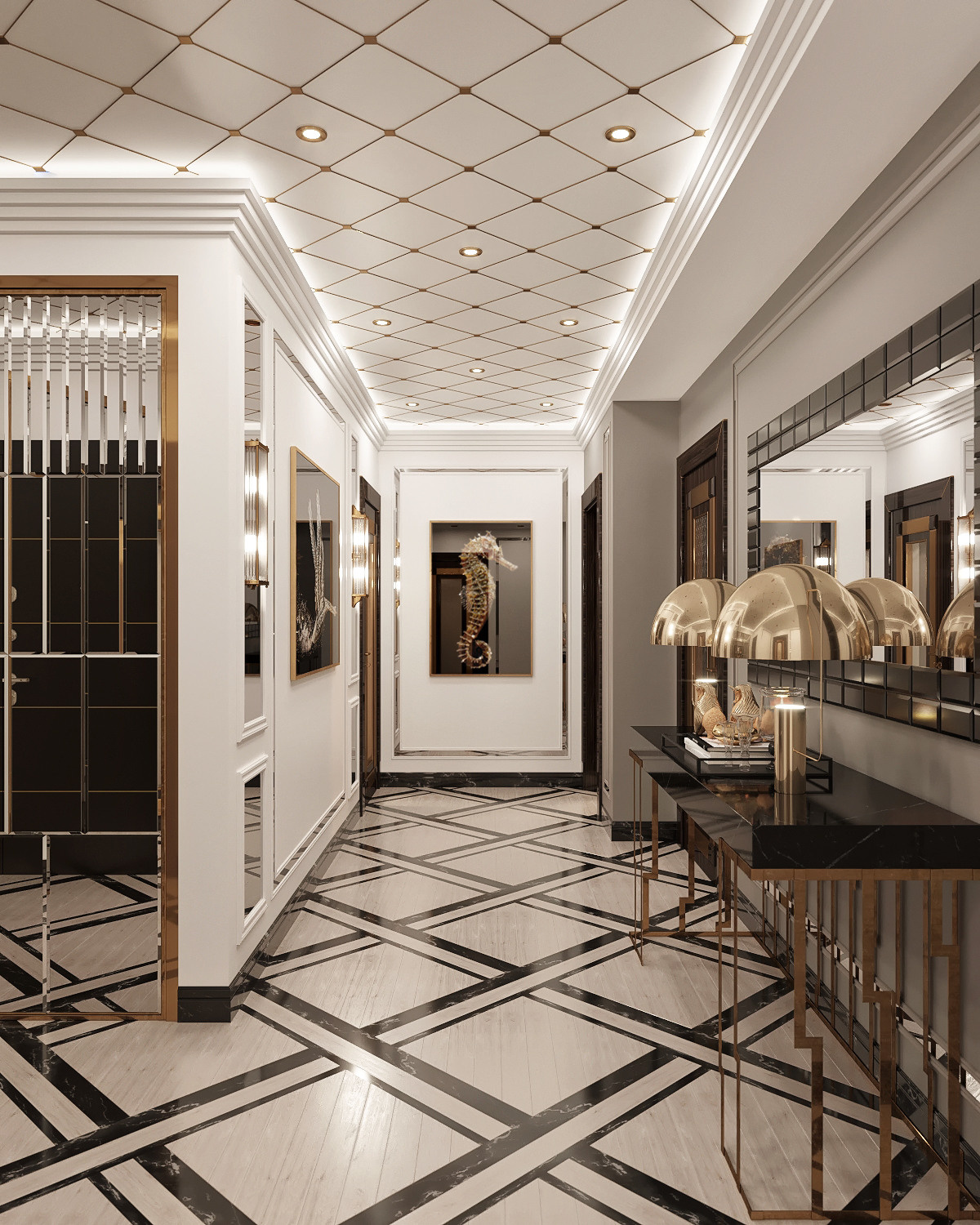 Дизайн — проект апартаментов  245 м². Разработка и техническое сопровождение архитектурных и дизайн-проектов